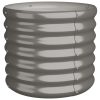 Vaso/floreira de jardim aço revestido a pó 40x40x36 cm cinza - Image 2