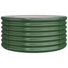 Vaso/floreira de jardim aço revestido a pó 80x80x36 cm verde - Image 2