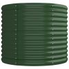 Vaso/floreira de jardim aço revestido a pó 224x80x68 cm verde - Image 4