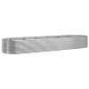 Vaso/floreira jardim aço revestido a pó 510x140x68 cm prateado - Image 2