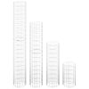 Canteiro elevado/cesto gabião 4 pcs Ø30x50/100/150/200 cm - Image 3