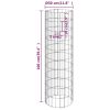 Canteiro elevado/cesto gabião 4 pcs Ø30x50/100/150/200 cm - Image 6