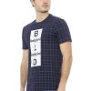 Baldinini Trend Camiseta TSU538_COMO_QuadroNavy44 - Image 2