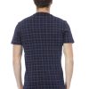 Baldinini Trend Camiseta TSU538_COMO_QuadroNavy44 - Image 3