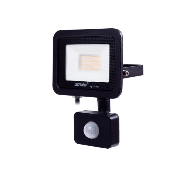 Projetor LED 20W 1.700Lm 4200ºk Ip44   detector de Movimento 40.000H [Ll-17-1021-02]