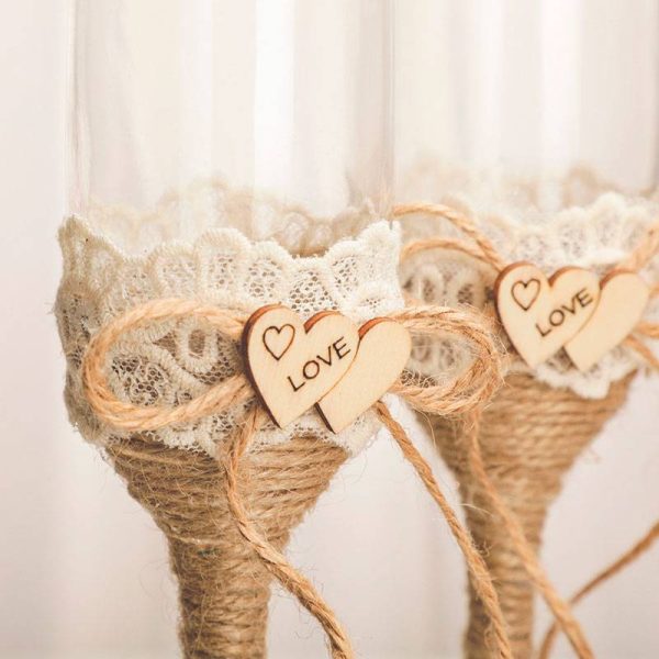 SET 2 COPAS CRISTAL BODA KRAFT - Image 3
