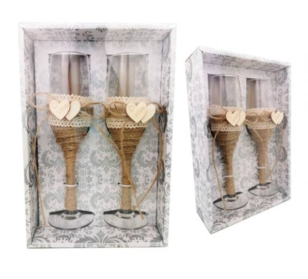 SET 2 COPAS CRISTAL BODA KRAFT - Image 6