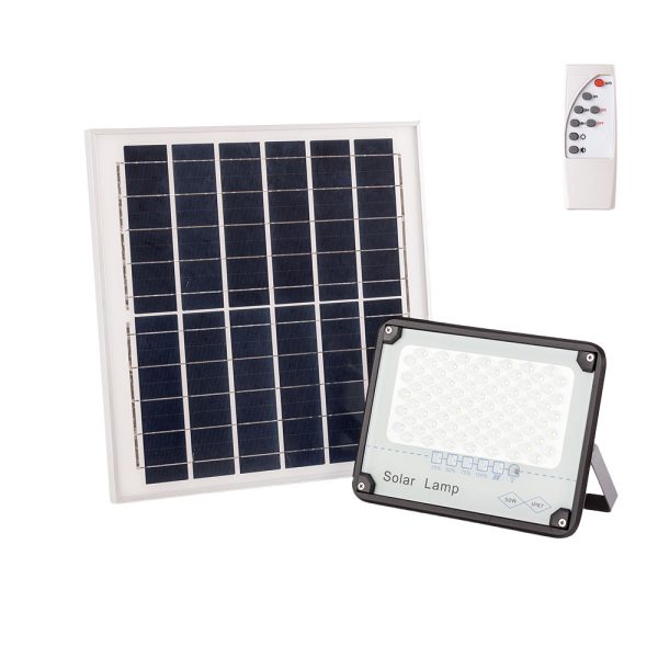 Projetor LED Solar 50W Painel Solar/Bateria [Wr-Mtx-50W-Cw]