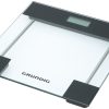 BASCULA DE BAÑO GRUNDIG DIGITAL CRISTAL TRANSPARENTE