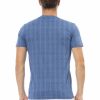 Baldinini Trend Camiseta TSU543_COMO_QuadroAzzurro18 - Image 3