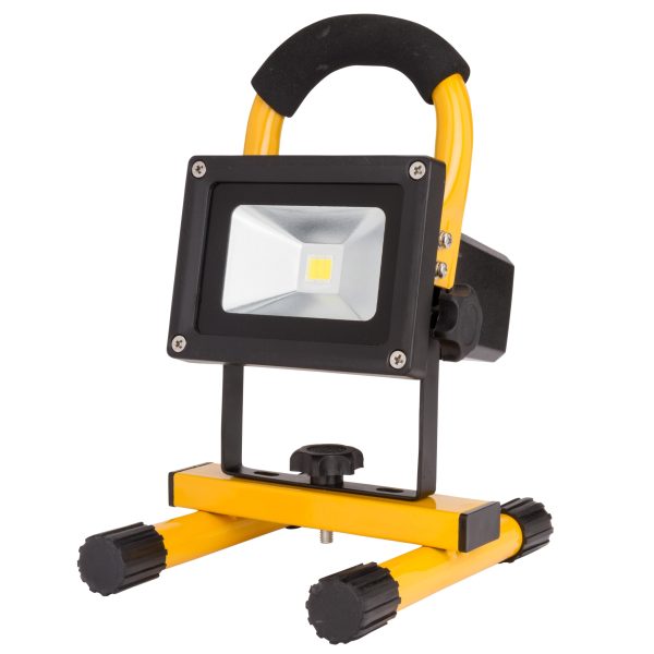 Projetor LED 10W 1.000Lm 6000ºK IP65 Bateria Recarregável 50.000H [UPL-FL10W]