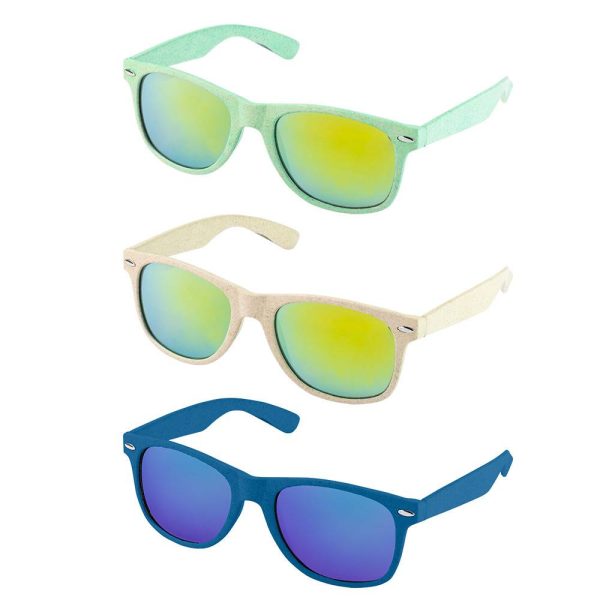 GAFAS DE SOL ECO FIBRA DE TRIGO Y PP COLOR VERDE - Image 2
