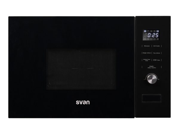 MICROONDAS INTEGRAB. SVAN SMWI2800DGN 20L 800W C/GRIL CRISTAL NGO DIGITAL