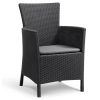 Keter Conjunto de jantar para jardim 3 pcs Iowa grafite 223929 - Image 2