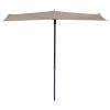 Madison Guarda-sol de varanda Sun Wave 270x150 cm cru PAC3P016
