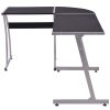 Mesa de canto em forma de L, preto - Image 2