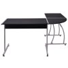Mesa de canto em forma de L, preto - Image 3