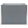 Canteiro jardim elevado 100x100x77cm aço galvanizado cinzento - Image 3