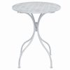 3 pcs conjunto bistrô em aço branco acinzentado - Image 2