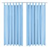 Cortinas de cetim com presilhas 2 pcs 140x225 cm turquesa