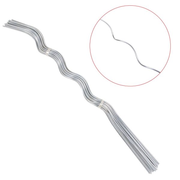 Suportes para plantas em espiral 50 pcs 110 cm aço galvanizado - Image 2