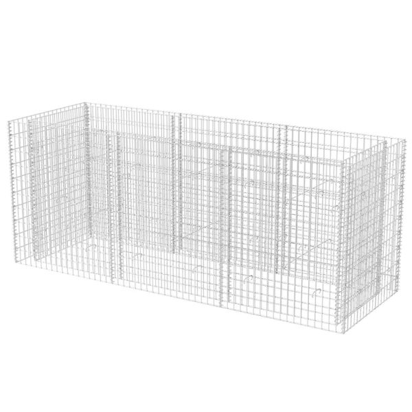 Canteiro elevado/cesto gabião 270x90x100 cm aço - Image 2