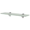 Prateleira flutuante vidro 40x20 cm 8 mm