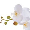 Planta orquídea artificial com vaso 75 cm branco - Image 2