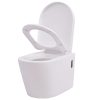 Sanita de parede com cisterna oculta, cerâmica, branco - Image 3