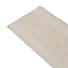 Tábuas soalho PVC não-autoadesivo 5,26 m² 2 mm carvalho branco - Image 2