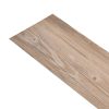 Tábuas soalho PVC não-autoadesivo 5,26m² 2 mm carvalho castanho - Image 2