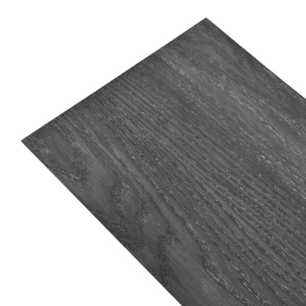 Tábuas soalho PVC não-autoadesivo 5,26 m² 2 mm preto e branco - Image 2