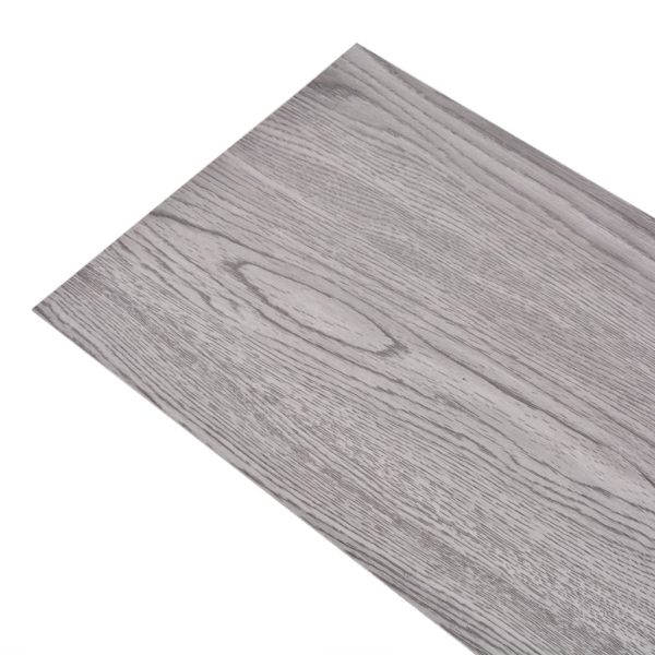 Tábuas soalho PVC não-autoadesivo 5,26 m² 2 mm cinzento-escuro - Image 2