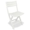 Conjunto bistrô para jardim 3 pcs plástico branco - Image 3