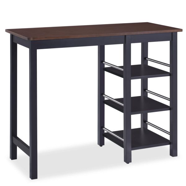 Conjunto de bar 3 pcs MDF preto - Image 3