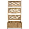 Floreira de jardim com treliça bambu 70 cm - Image 3