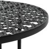 Mesa bistrô 40x70 cm metal preto - Image 3