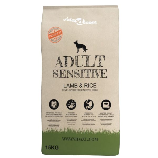 Ração premium para cães Adult Sensitive Lam & Rice 2 pcs 30kg - Image 2