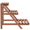 Suporte para plantas de 3 níveis madeira de cedro 48x45x40 cm - Image 2
