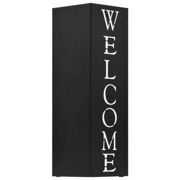 Suporte para guarda-chuvas Welcome aço preto - Image 2