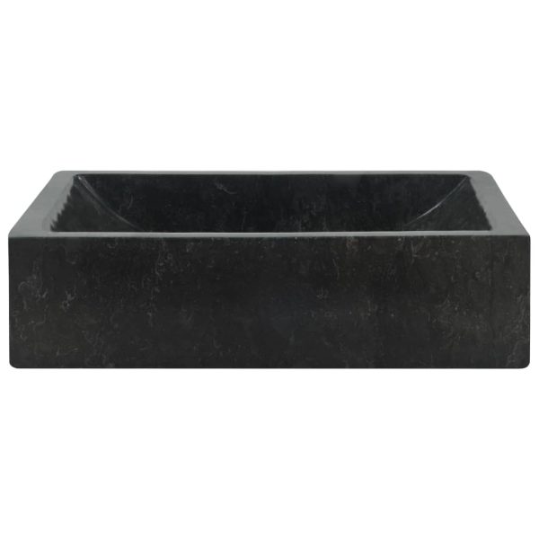 Lavatório 45x30x12 cm mármore preto brilhante - Image 3