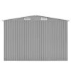 Abrigo de jardim 257x580x181 cm metal cinzento - Image 3