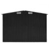Abrigo de jardim 257x580x181 cm metal antracite - Image 3