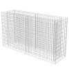 Canteiro elevado/cesto gabião 180x50x100 cm aço galvanizado - Image 3