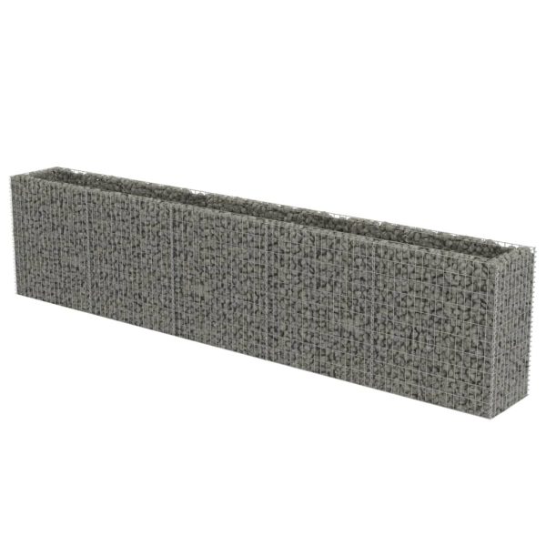 Canteiro elevado/cesto gabião 450x50x100 cm aço galvanizado - Image 2