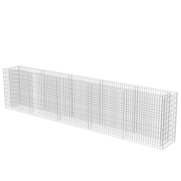 Canteiro elevado/cesto gabião 450x50x100 cm aço galvanizado - Image 3