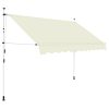 Toldo retrátil manual 300 cm creme