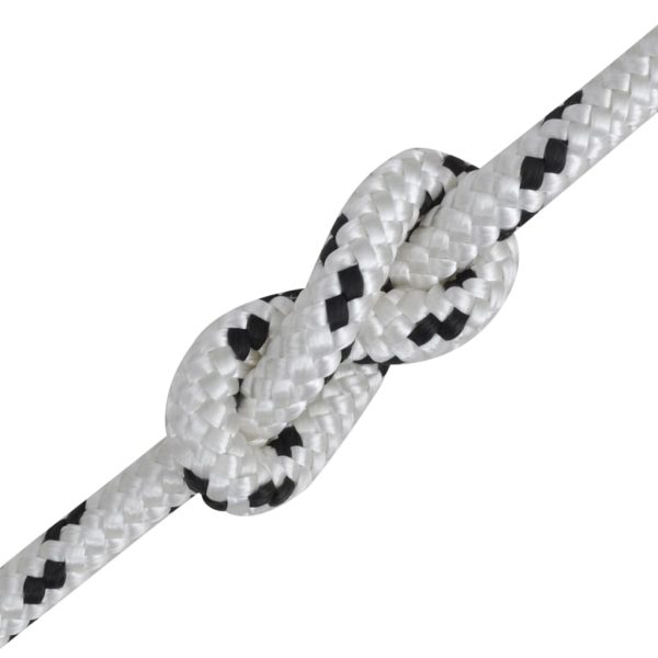 Corda entrançada para barco poliéster 6 mm 250 m branco - Image 2