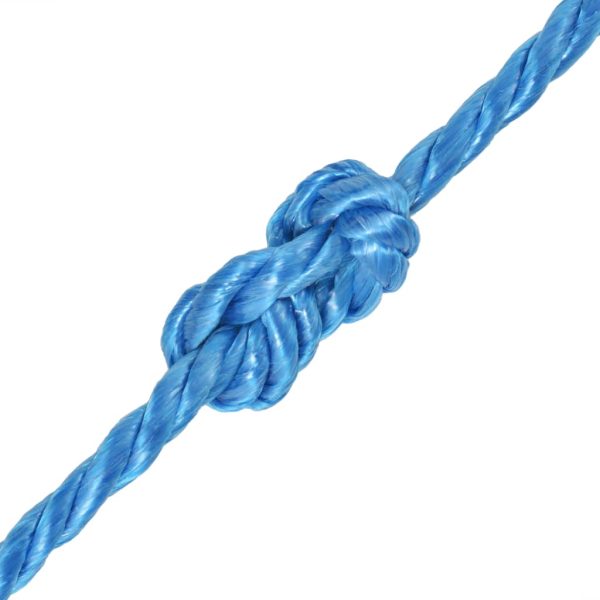 Corda torcida em polipropileno 10 mm 250 m azul - Image 2