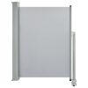 Toldo lateral retrátil para pátio 100x300 cm cinzento - Image 2